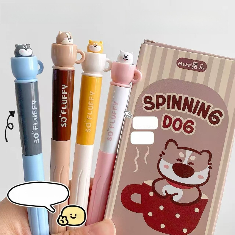 Kawaii Stationery Rotating Tea - Gel Refill Pack ulasan dan harga