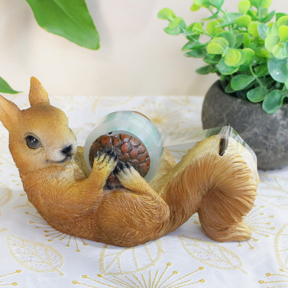 Cute Squirrel Shaped Tape Disp - Tape Dispenser Weighted ulasan dan harga