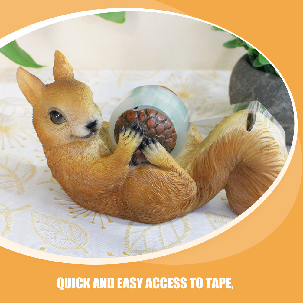 Cute Squirrel Shaped Tape Disp - Tape Dispenser Weighted ulasan dan harga