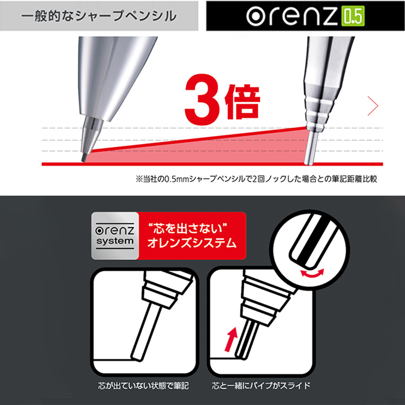 1pc Pentel Orenz Mechanical Pe - Mechanical Pencil 0.3 ulasan dan harga