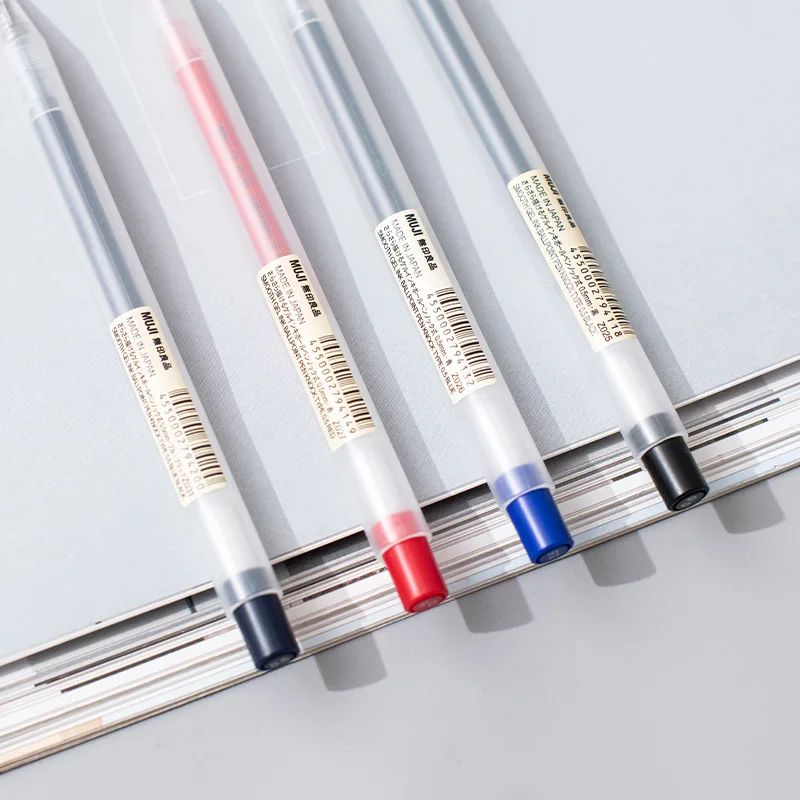 1/3Pcs/Set Kawaii MUJIs Gel Pe - Muji Stationery Gel Pen ulasan dan harga